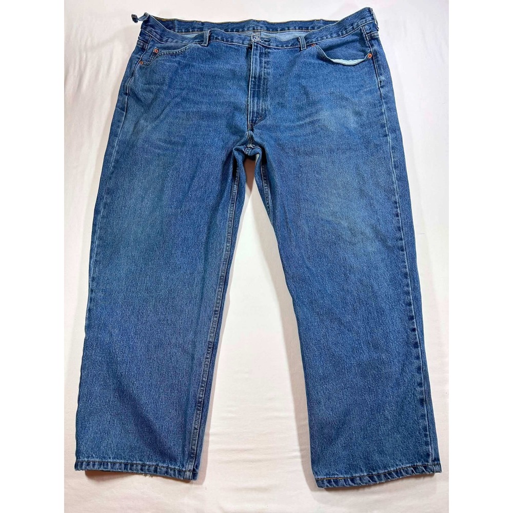 Levis 550 Relaxed Fit Blue Denim Jeans Mens W50 L30 Medium Wash